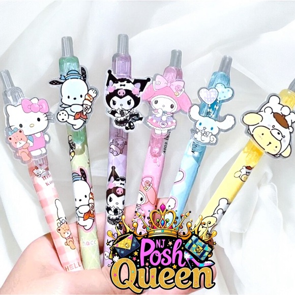 Sanrio Set of 6 Pens Bundle - Picture 1 of 3